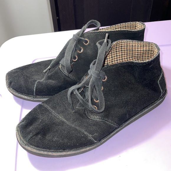 Toms Suede Desert Botas Boots - Picture 4 of 9